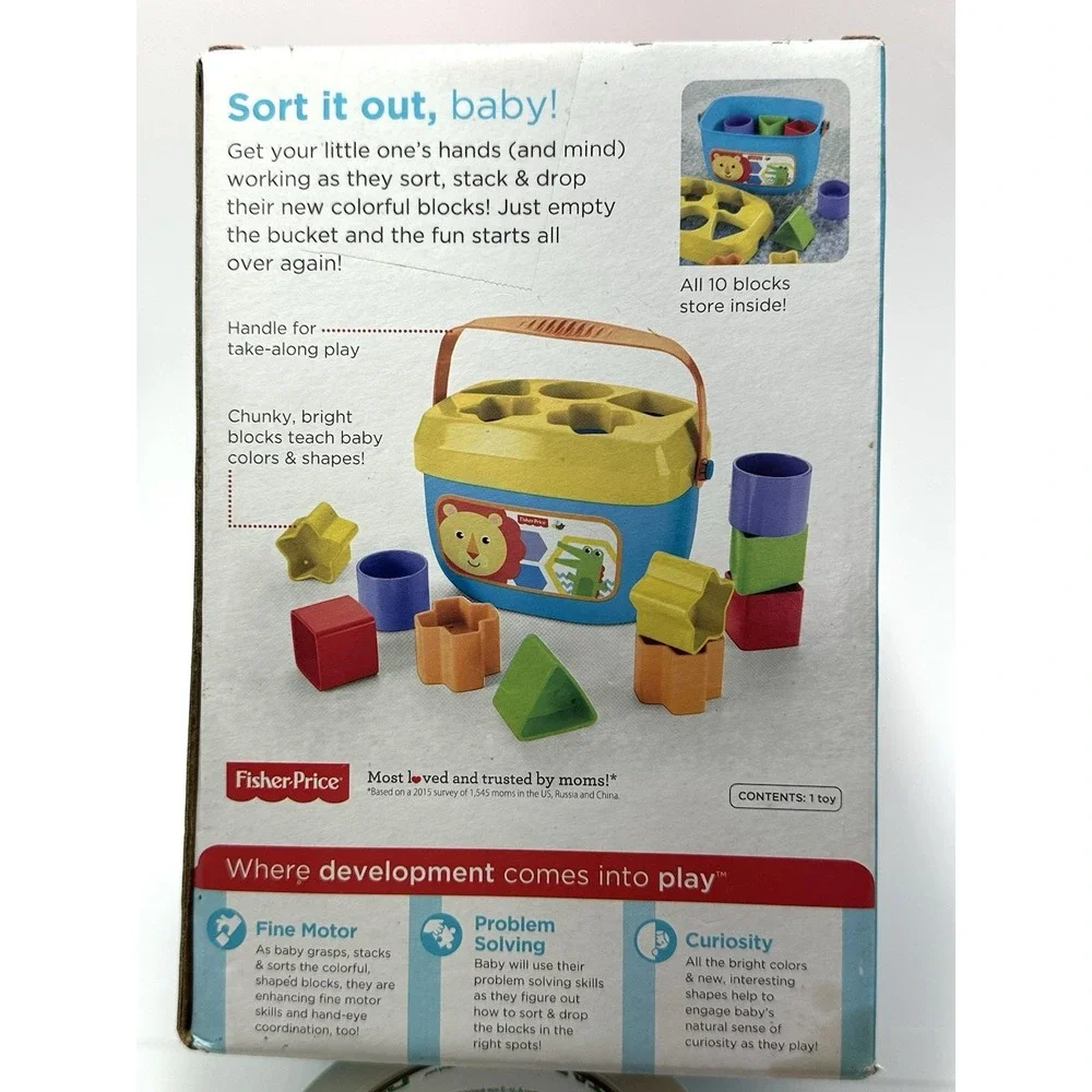 🧸 Fisher-Price Stacking Toy | Baby's‎ First Blocks (2016) - 10 Shapes